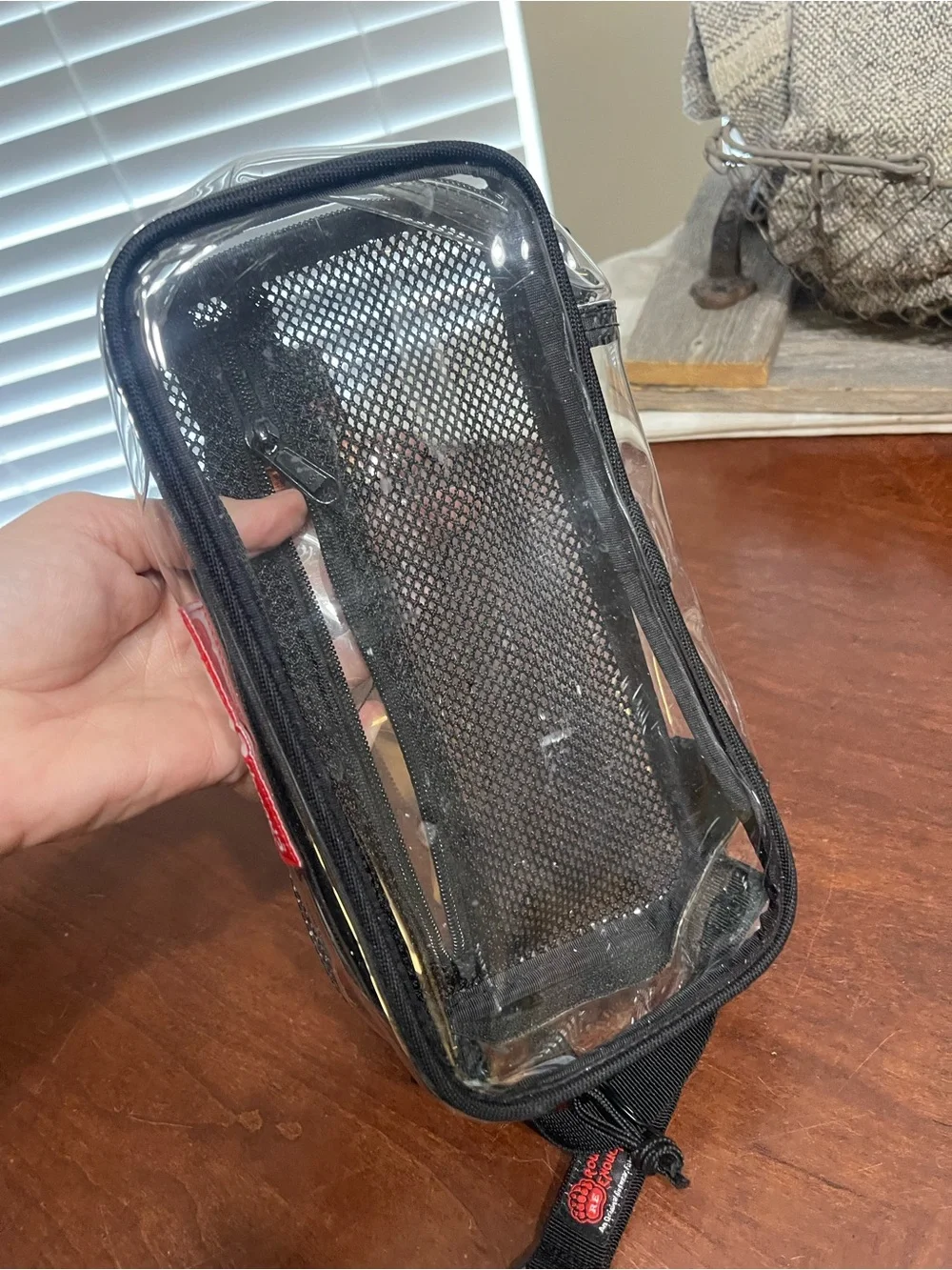 ROUGH ENOUGH TSA Approved Toiletry Bag clear travel